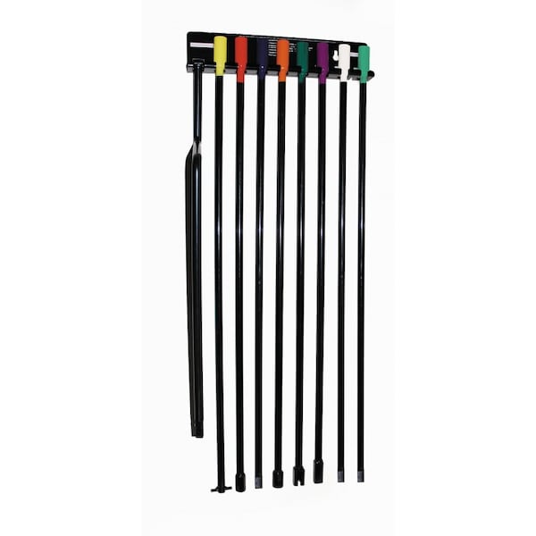 KIT SPARE TIRE TOOL 10 PC